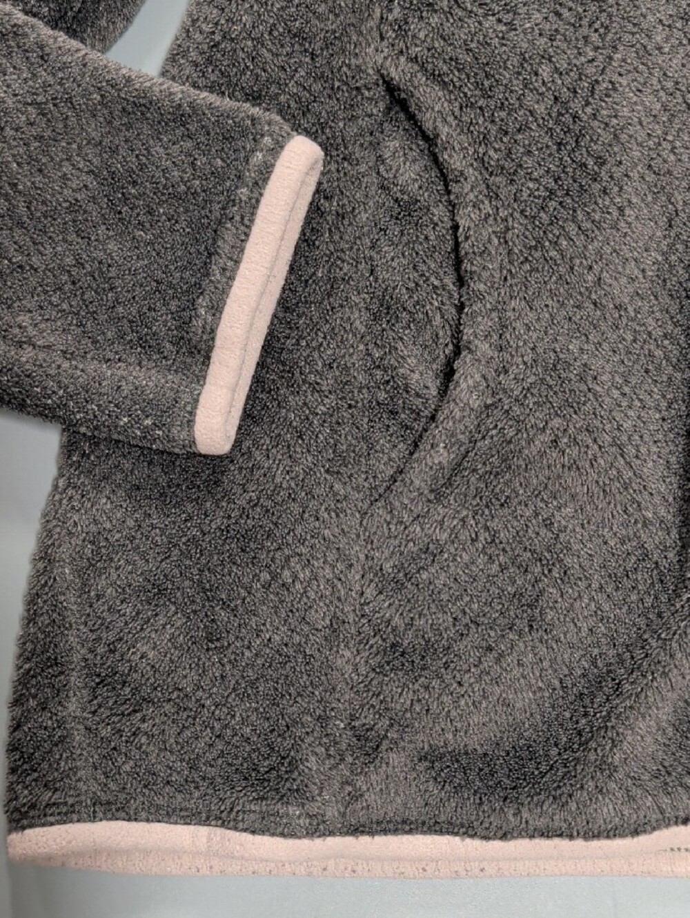 Patagonia Women's Gray Snap-T Fleece Pullover with White Trim Sz S. - Picture 7 of 9